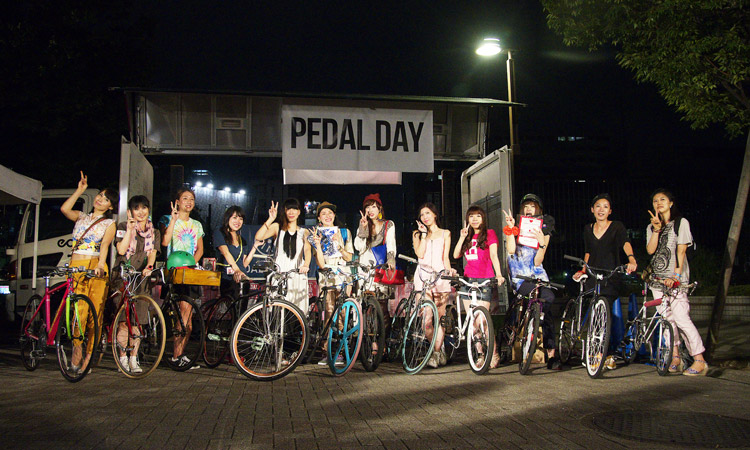 PEDAL DAY 2012 Bicycle Beautyの参加者達