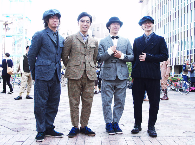 TWEED RUN TOKYO（ツイードラン東京）でショーをしたTUBAGRAライダー達
