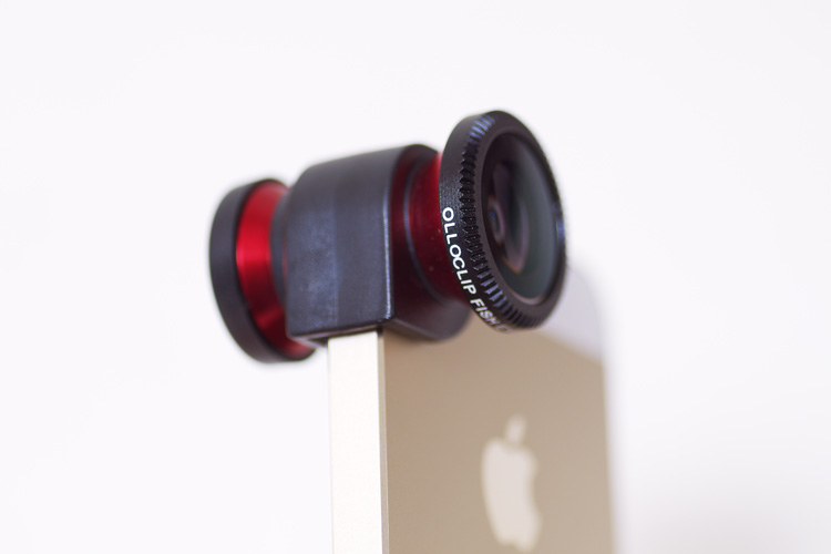 iPhone5s GOLD with olloclip 3-IN-ONE PHOTO LENS