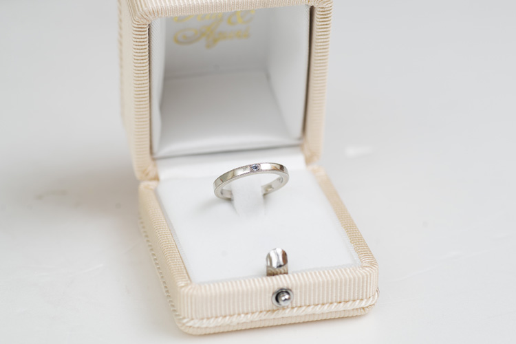 Rui & Aguri Fine Jewelryで受け取った奥さんの誕生日プレゼントの指輪