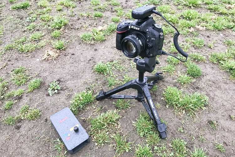 水没Nikon D610と散田（サンタ）式自撮りリモート機器 JTK3-L