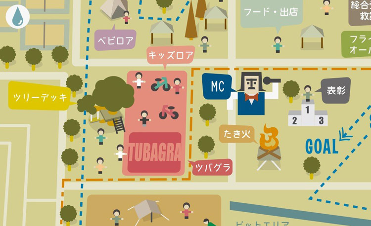 秋ヶ瀬の森バイクロア8 MAP