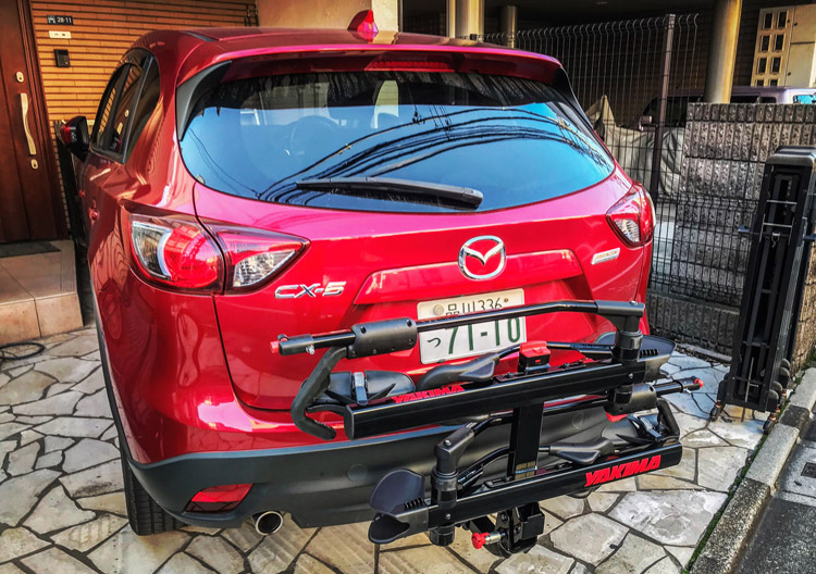 MAZDA CX-5にヒッチメンバーとサイクルキャリアを付けました | TUBAGRA ツバグラ