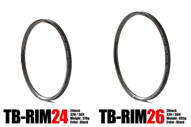 TUBAGRAオリジナルリム TB-RIM24 TB-RIM26