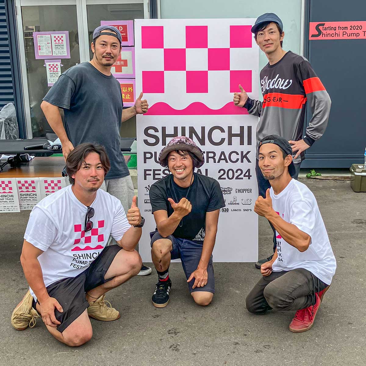 SHINCHI PUMP TRACK FESTIVAL 2024 しんちパンプトラックフェスティバル 集合写真