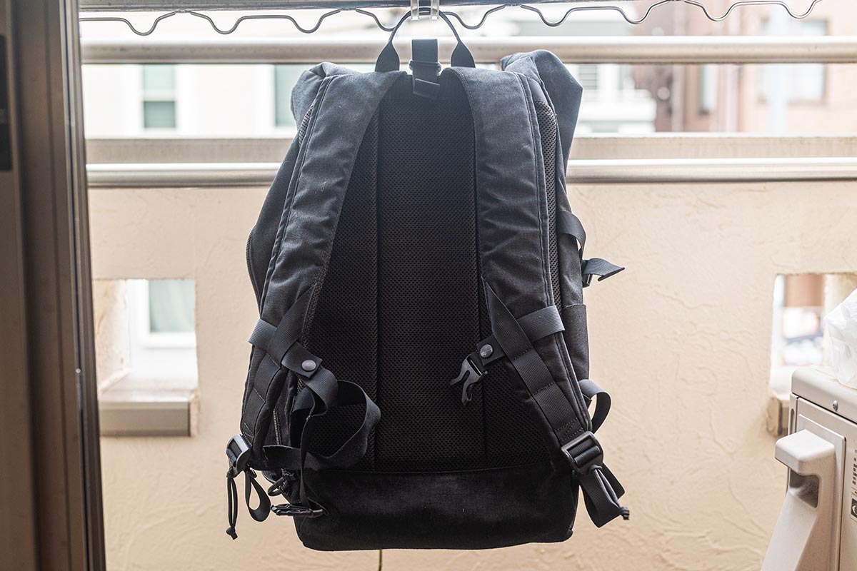 TB-BACKPACK Cordura 洗濯方法