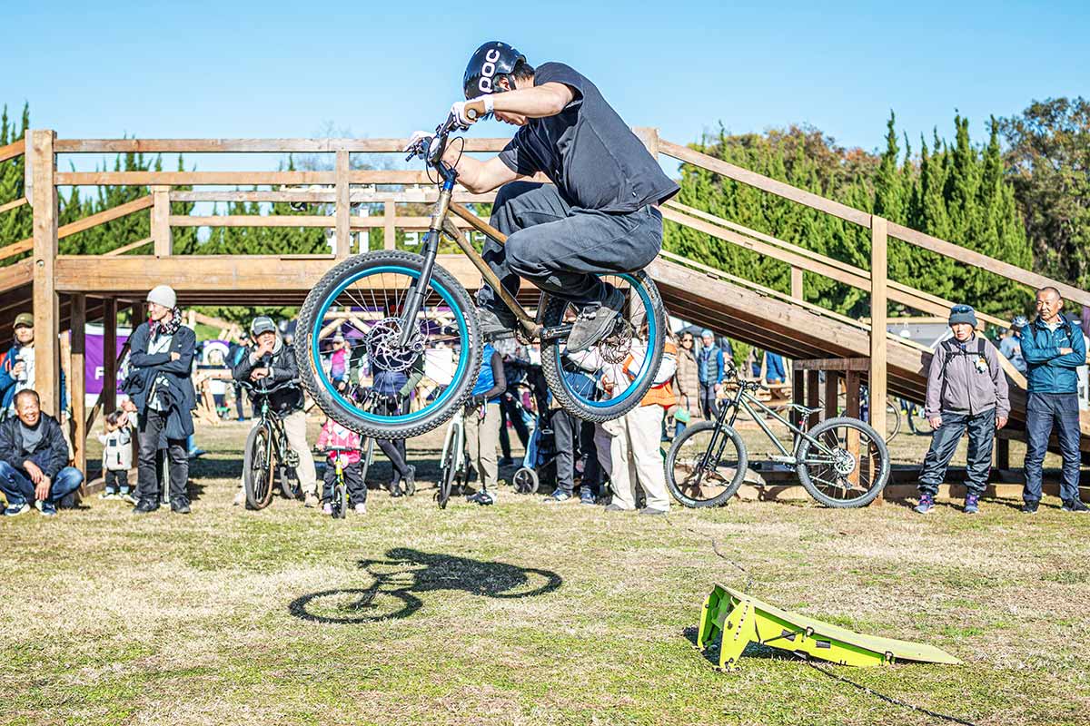 秋ヶ瀬の森バイクロア14 バイクロア BIKELORE MTB&TRIALショー TONE 太一君