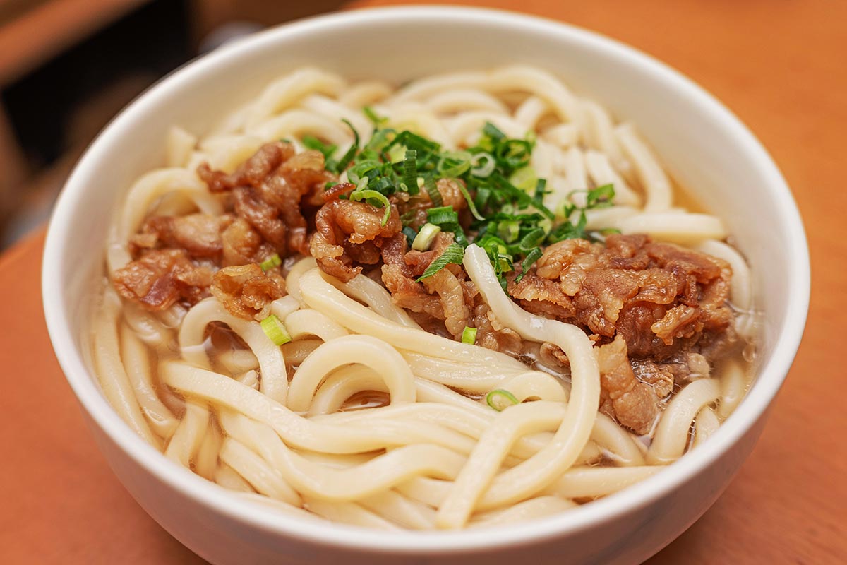 叶大 白だし肉うどん