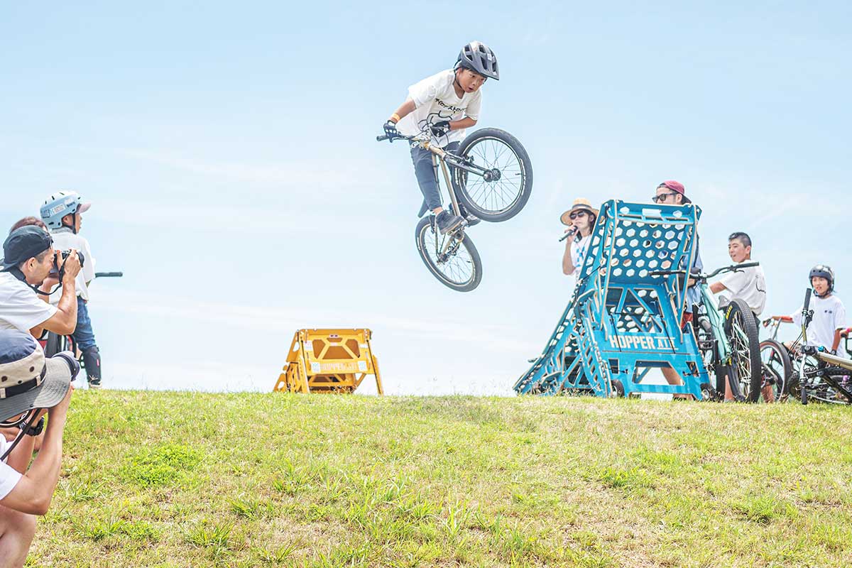 しんちパンプトラック フェスティバル2025 MTBホッパーJAM koMOZU エハル君