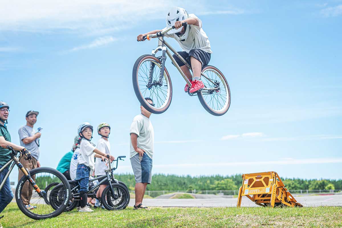 しんちパンプトラック フェスティバル2025 MTBホッパーJAM HiTaka ミッチー君