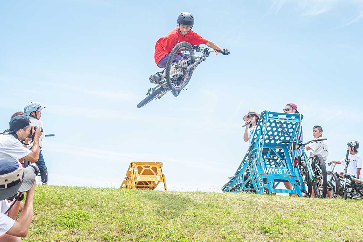 しんちパンプトラック フェスティバル2025 MTBホッパーJAM HAYABUSA リュウ君