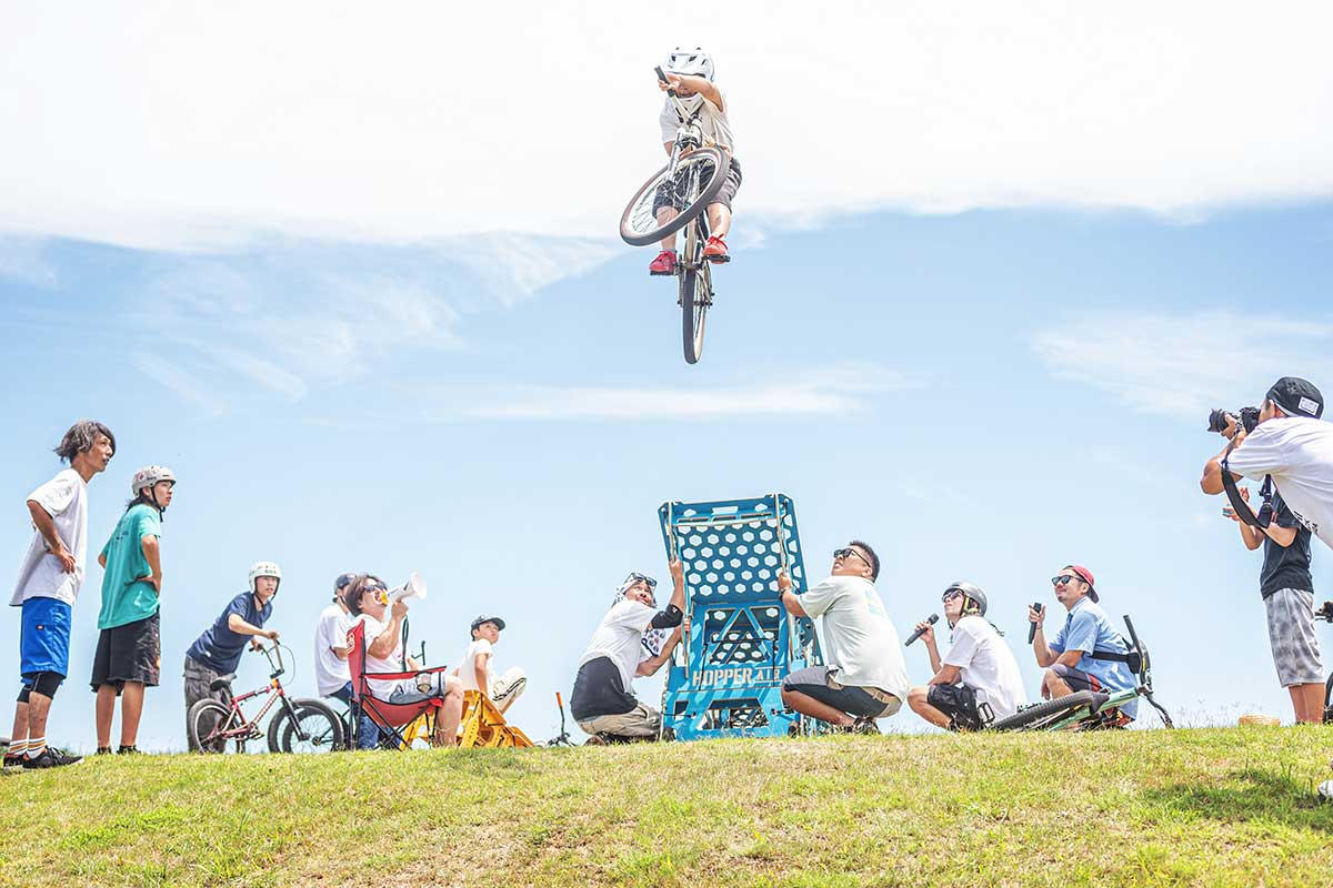 しんちパンプトラック フェスティバル2025 MTBホッパーJAM HiTaka ミッチー君