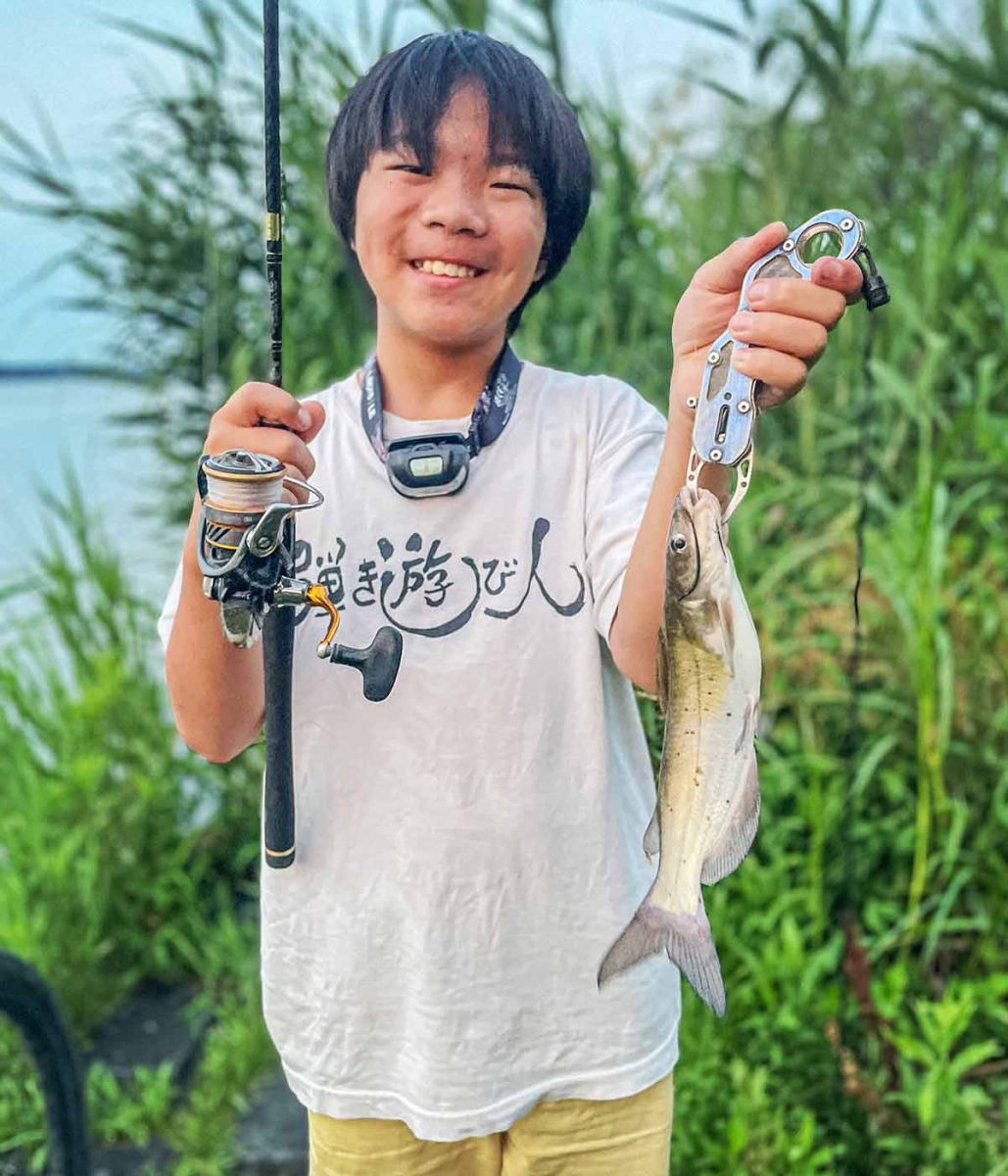 BIKE&FISH 霞ヶ浦で釣れたアメリカナマズ