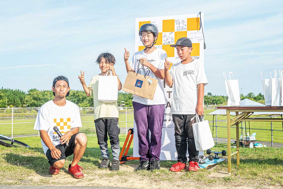 しんちパンプトラック フェスティバル2025 タイムアタック 表彰