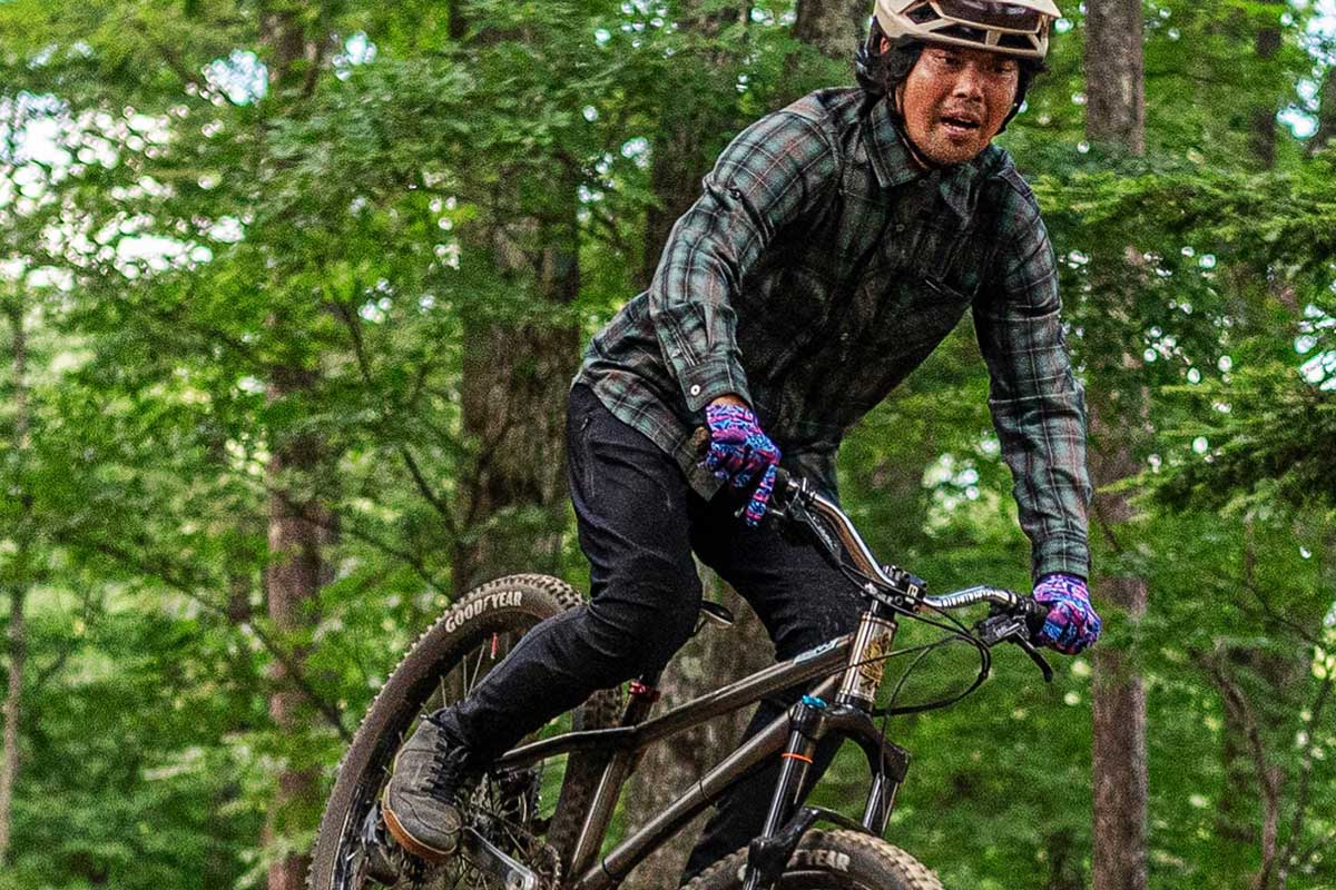 COGNATIVE Men's Technical Mountain Bike Flannel 富士見パノラマ croMOZU275