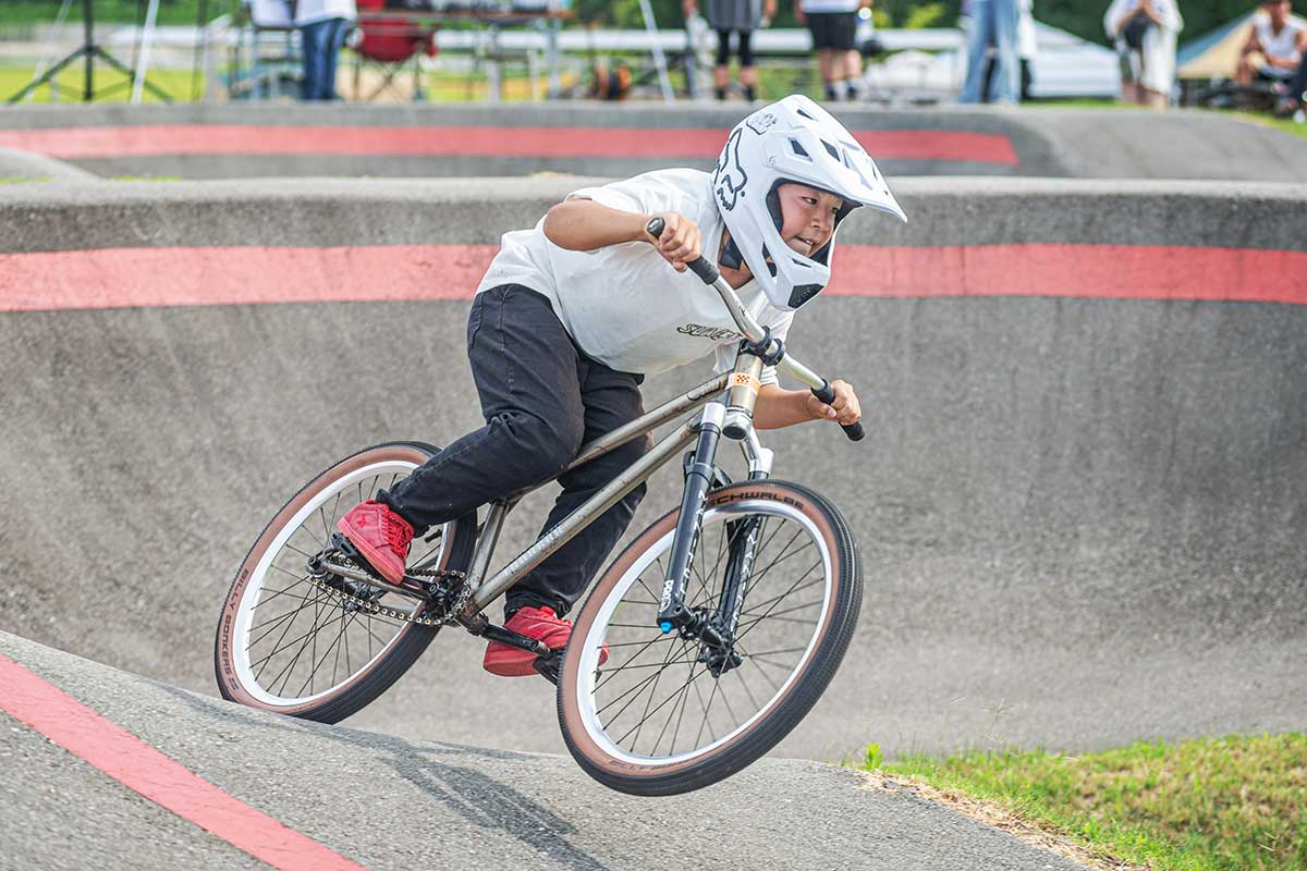 しんちパンプトラック フェスティバル2025 タイムアタック ミッチー君