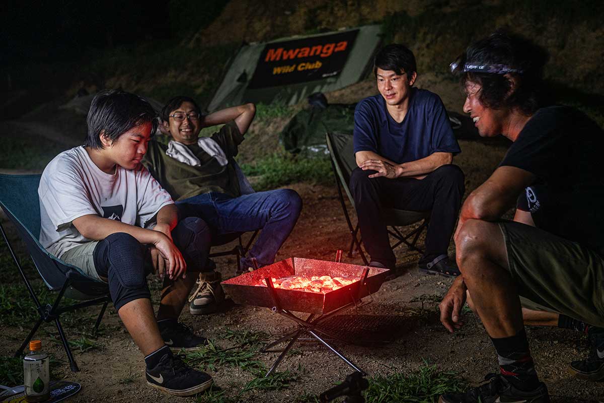 ムワンガ MWANGA WILD CLUB ダートジャンプJAM BBQ バーベキュー 焚き火
