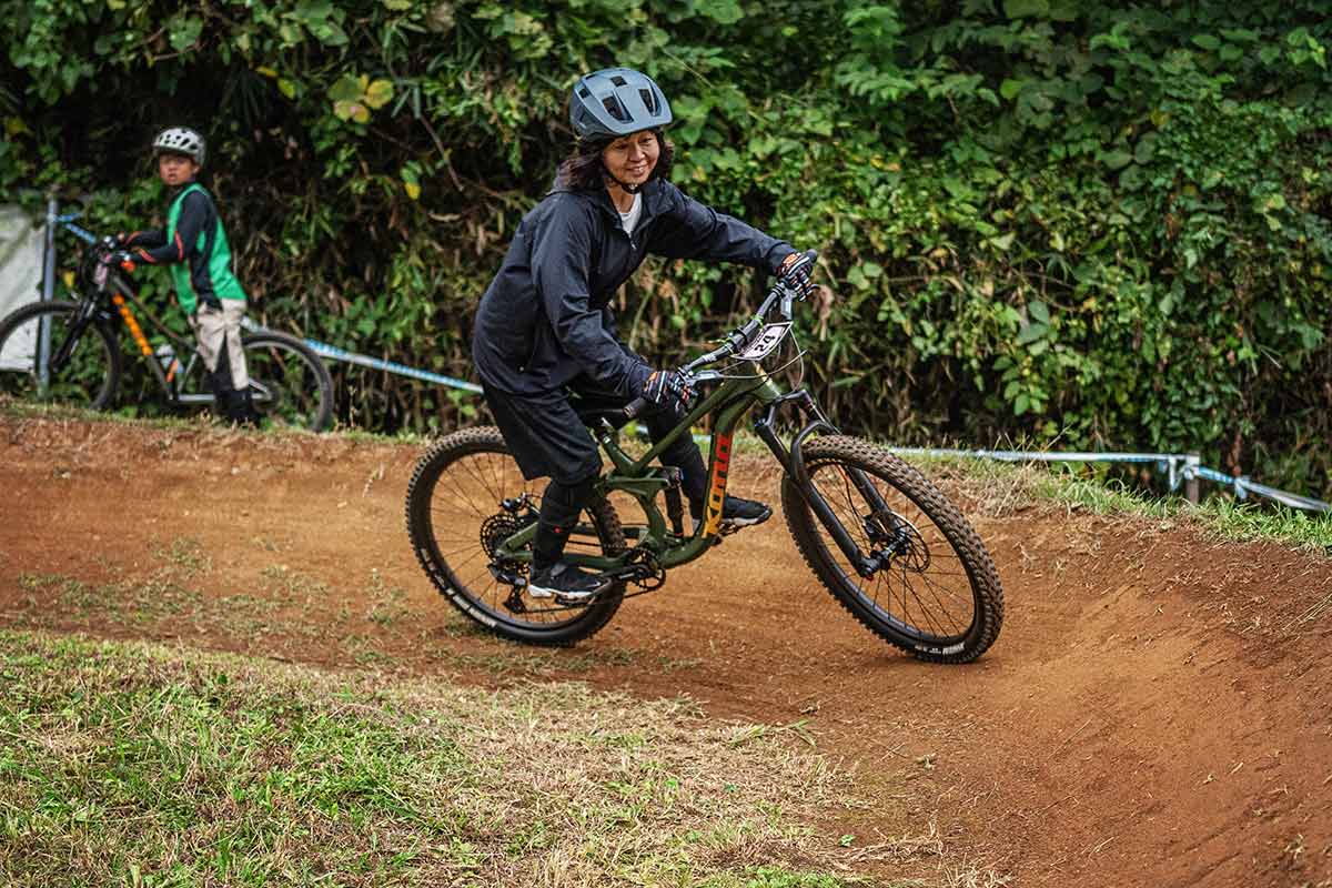 スマイルバイクパーク SBP スラロームコース 高橋さんご家族