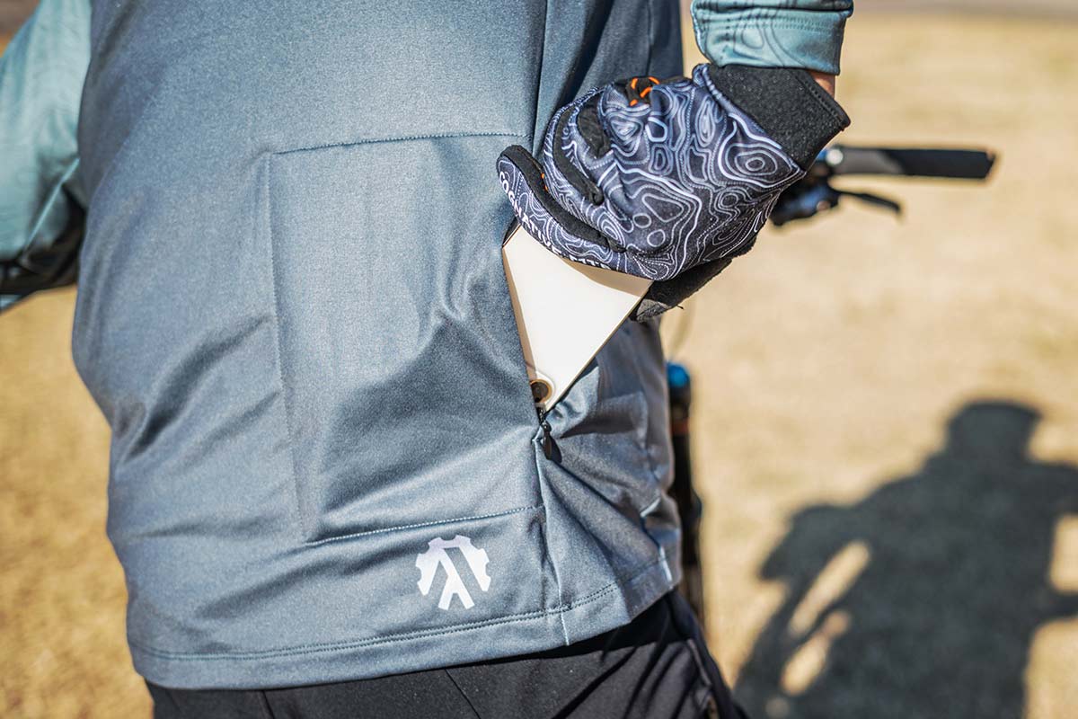 COGNATIVE MTB Thermal Gloves White Topo Highland Thermal Jersey