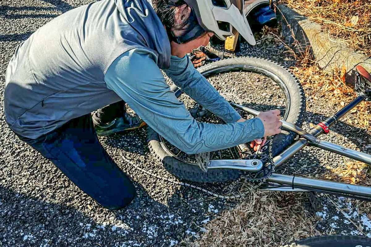 サタジュク croMOZU275 チェーン切れ