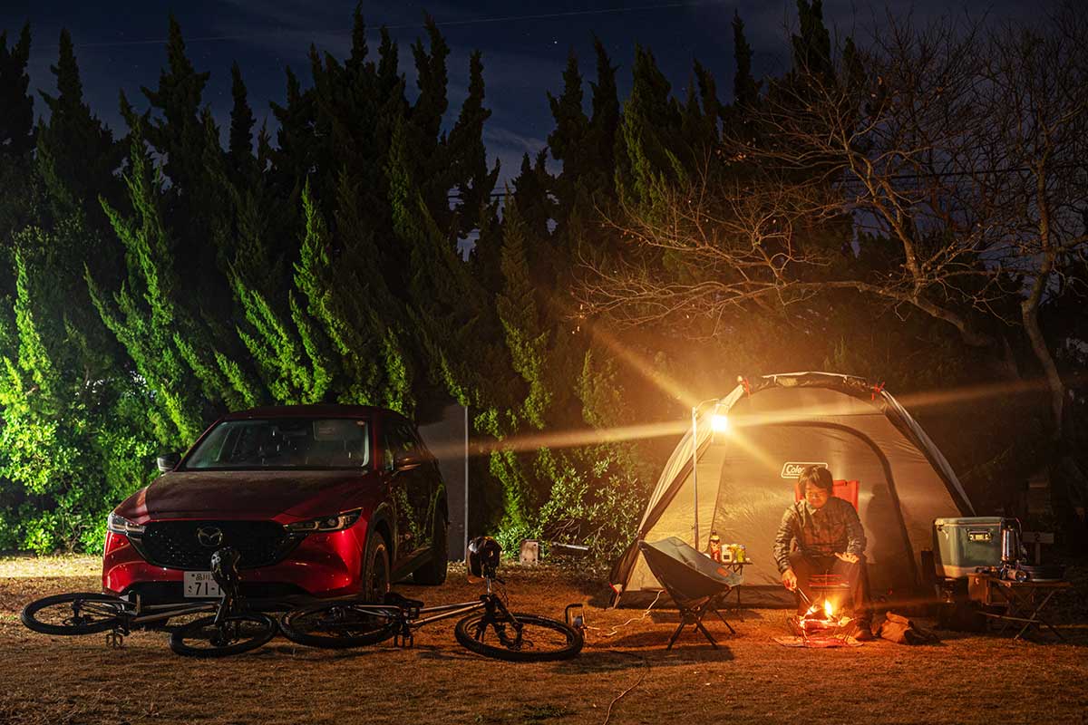 波崎シーサイドキャンプ場 家族キャンプ 焚き火 MONORAL