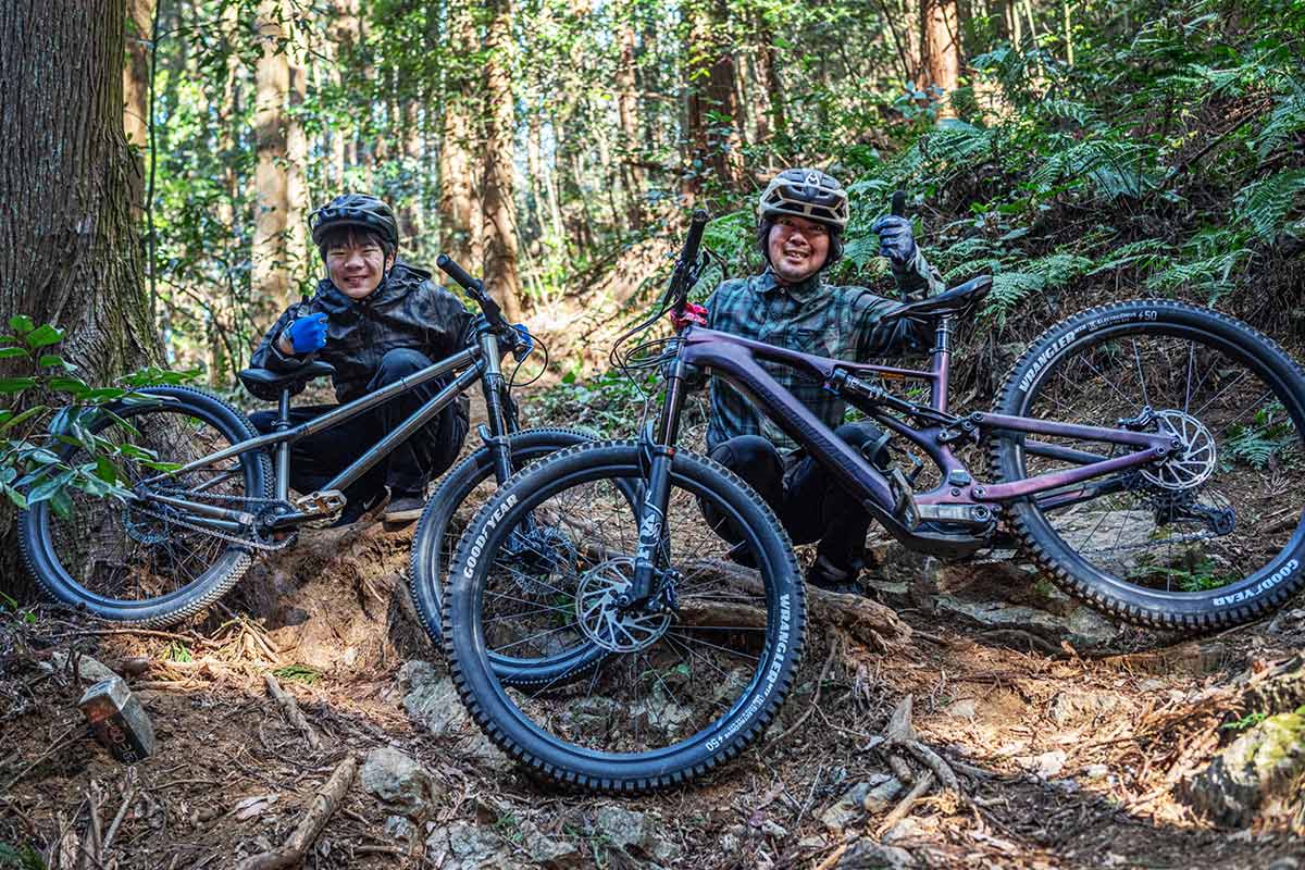 トレイル 叶大 HAYABUSA eMTB トレイル eMTB SPECIALIZED Turbo Levo SL Comp Carbon HAYABUSA 叶大 集合写真