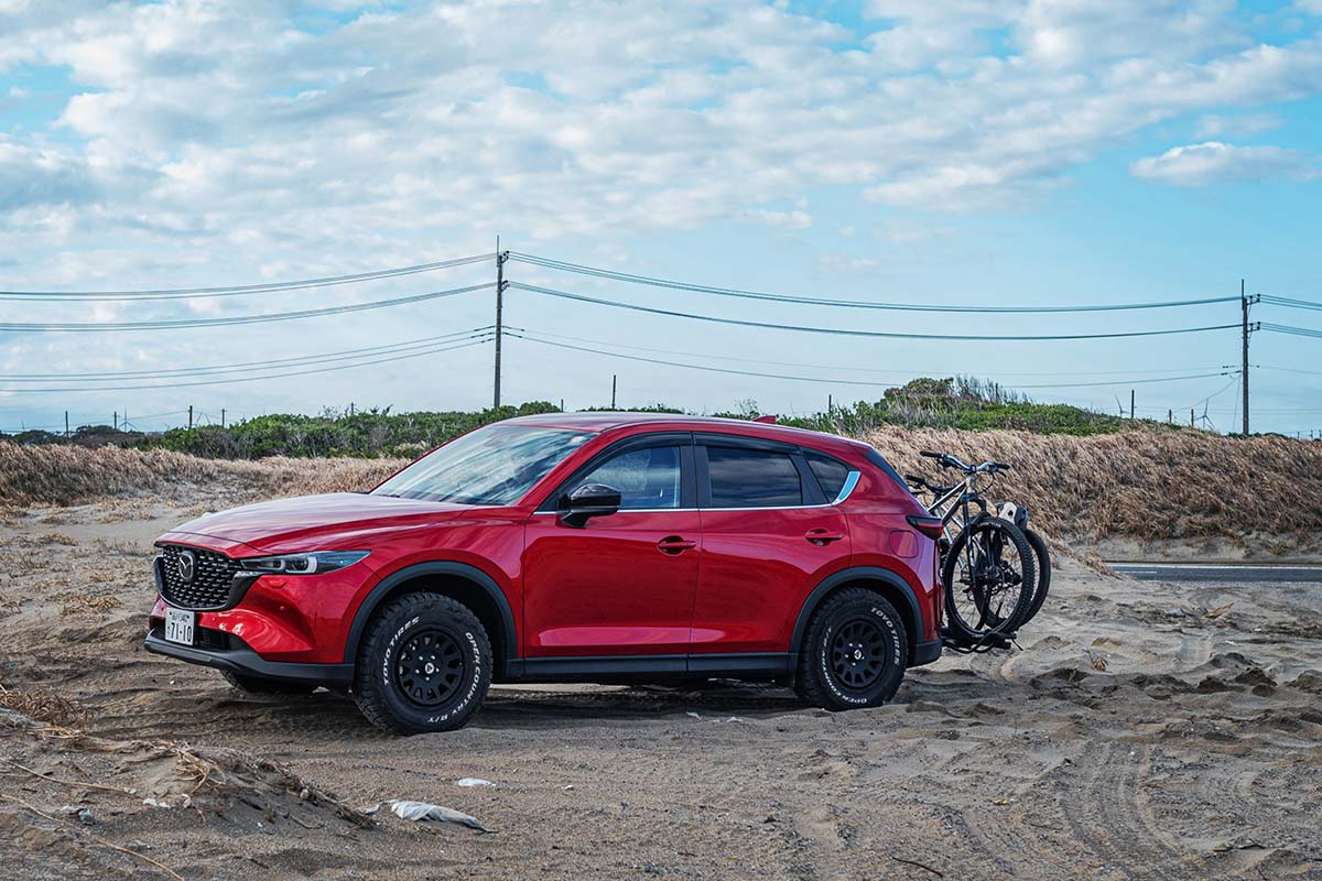 波崎シーサイドキャンプ場 家族キャンプ MAZDA CX-5