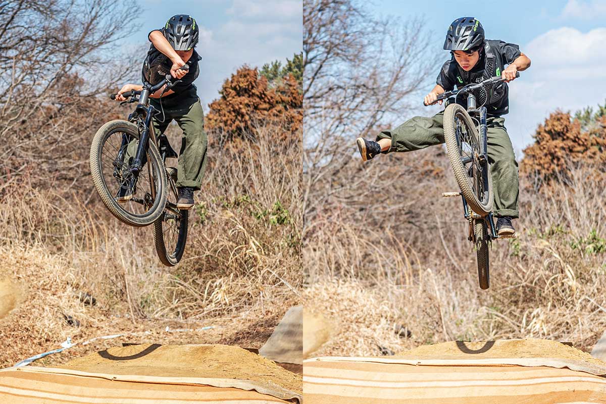 スマイルバイクパーク SBP キッズダートジャンプコンテスト HAYABUSA 叶大