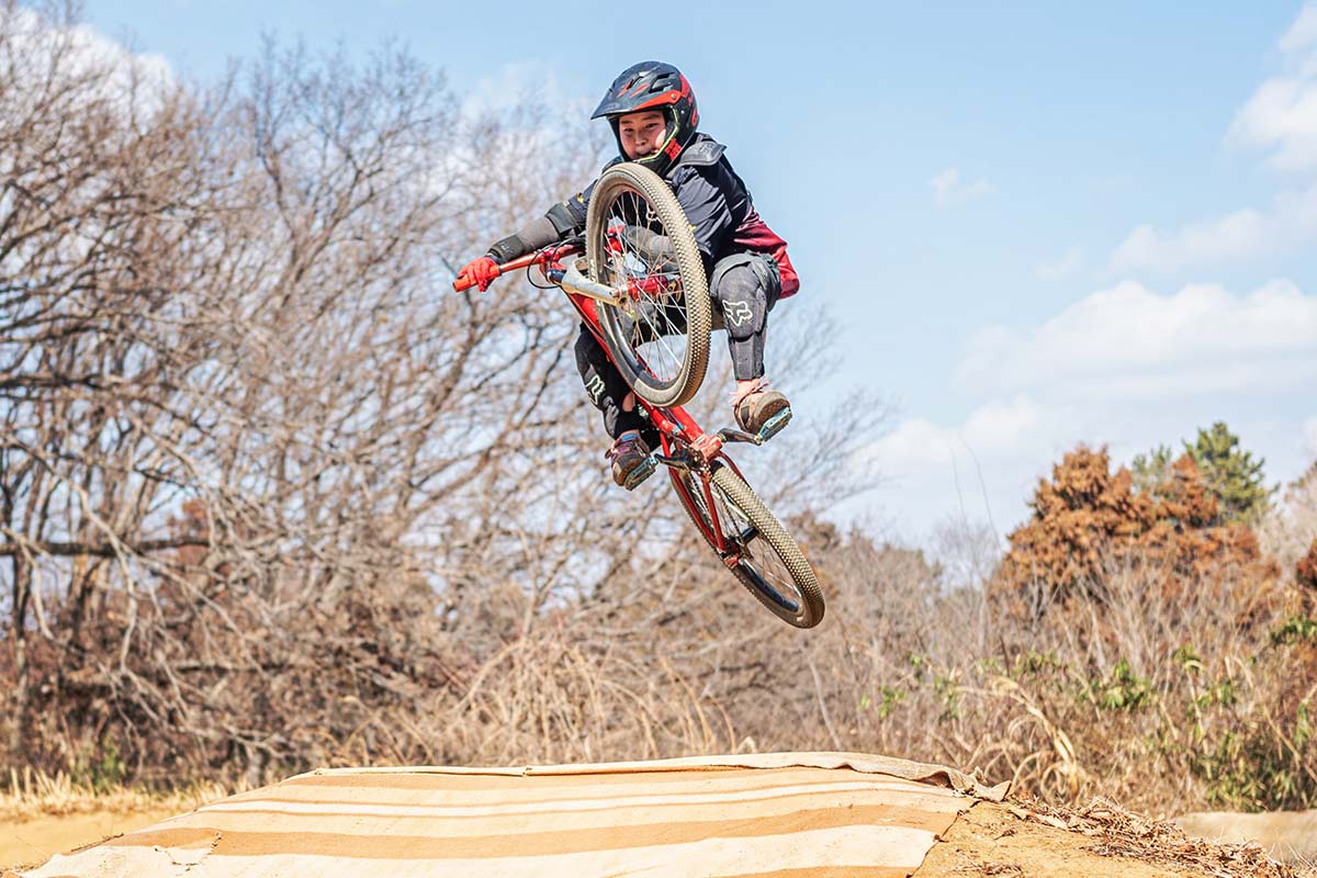 スマイルバイクパーク SBP キッズダートジャンプコンテスト リョウ君