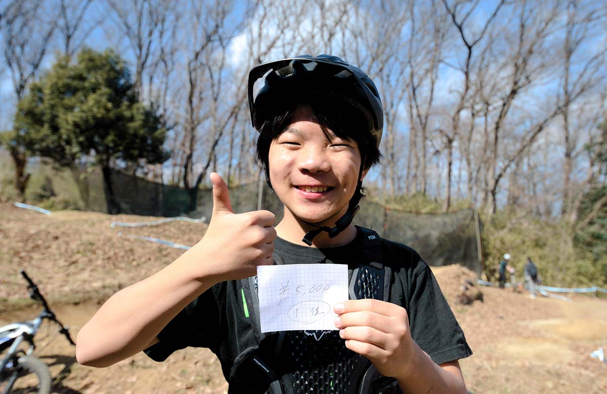 スマイルバイクパーク SBP キッズダートジャンプコンテスト 叶大